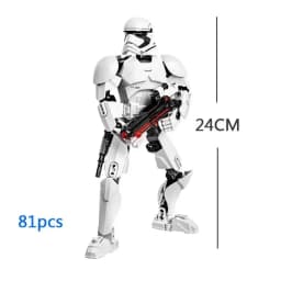 452pcs Star War Anime Figure Battle With Lightsabers Model Dolls Mandalorian Assembling Handmade Ornaments Decor Boy Toy Gift