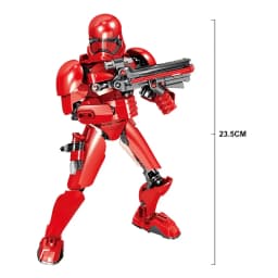 452pcs Star War Anime Figure Battle With Lightsabers Model Dolls Mandalorian Assembling Handmade Ornaments Decor Boy Toy Gift