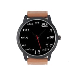 2024 Decorative Quartz Wrist Men's Watch Mathematical Formula Design Campus Punk Cool Style Gift Souvenir For Student Children
