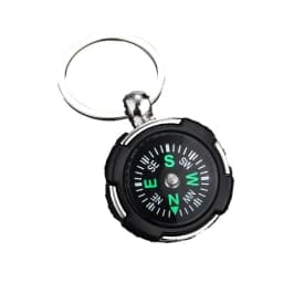 Noter New Compass Keychain Unisex Bag Decoration Outdoor Survival Adventure Essential Artifact Cool Riding Locomotive Keyholder