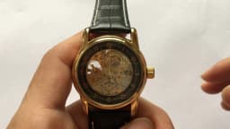 Men Wrist Watches Luxury Golden Skeleton Mechanical Steampunk Male Clock Automatic Wristwatch Leather Strap Herren Horloges