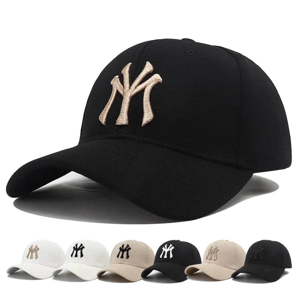 Fashion Letter Embroidery Baseball Cap Snapback Female Male Sun Visor Hat Unisex Adjustable Cotton Trucker Hats for Women Men