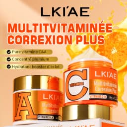 LKIAE Vitamins C, Vitamins A Whitening Face Cream, Reduce Dark Spots, Clean Skin, Day and Night Facial Cream For All Skin Types