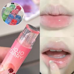 Jasmine Flower Hydrating Lip Balm Coconut Grape Apple Fruity Fresh Moisturizing Cream Anti Dryness Nourish Lip Care Jelly Gel