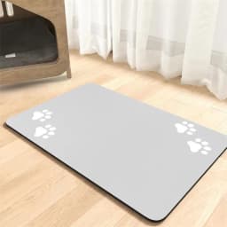 .Diatomaceous Mud Absorbent Pet Placemat For Food And Water Bowl With Waterproof Quick-Dry Rubber Backing Non-Slip Home Pet Mat