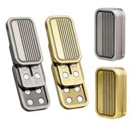 Magnetic Fidget Slider Three Layer EDC Poker Push Card Sensory Haptic Clicker Cool Gadgets Adults Relieve Stress ADHD Anxiety