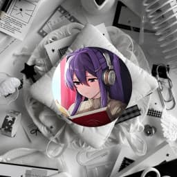 Anime D-Doki Doki Literature Club! Brooches Stylish Ornament Pins Exquisite Round Badge Bag Accessories Jewelry Gifts