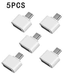 1/5PCS Micro Male To USB-A 2.0 Female Mini OTG  Data Connector Converter Cable Adapter For Tablet PC Android Mobile Phone Plug