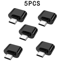 1/5PCS Micro Male To USB-A 2.0 Female Mini OTG  Data Connector Converter Cable Adapter For Tablet PC Android Mobile Phone Plug