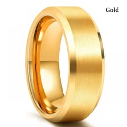 Fashion Men’s Silver Color Black Stainless Steel Ring Groove Multi-Faceted Ring For Men Women Engagement Ring Anniversary Gifts
