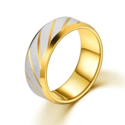 8Mm Fashion Frosted Wave Carved Matter Knuckle Ring For Men Blue Stainless Steel Wheel Twill Male Ring Jewelryanillo Hombre