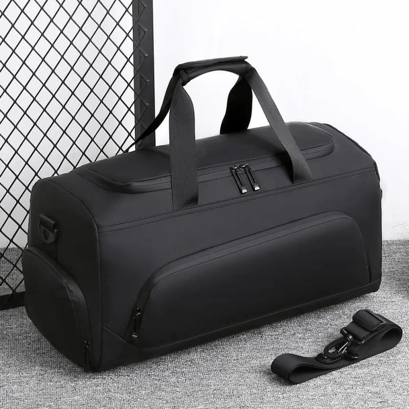 Sports Gym Bag, Large Capacity Handbag,Portable Travel Duffel Bag, Multi-compartment with Shoes Storage,Perfect for Vacation,Gym