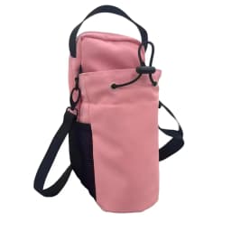 Orange Strong Magnetic Gym Water Bottle Bag - Magnet & RFID Safe Waterproof Pouch for Workout Travel