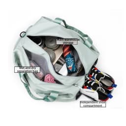 Women Gym Bag Sports Travel Dry Wet Bag Handbags Multifunction Swimming Tote Shoulder Weekend Fitness Duffle Yoga Shoes Daypack