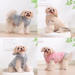 Soft Fleece Pet Dog Coat For Small Medium Dogs Cats Winter Warm Puppy Hoodie Sweater French Bulldog Jacket Chihuahua Clothes