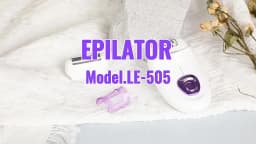 Rechargeable 2 in 1 Epilator & Electric Shaver for Facial Whole Body Hair Removal 32 Tweezers Smooth Skin 2 Speeds Hair Removal