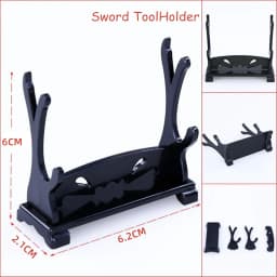 Super Warrior Sword ToolHolder Anime Katana Display Rack Small Model Display Rack Gun Rack Knife Rack Small Holder Jewelry Gifts