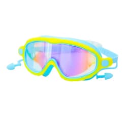 Kids Swimming Goggles for Boys & Girls (3-15 Years) - Big Frame HD View, Anti-Fog, No-Leak, Comfortable Silicone Swim Goggles