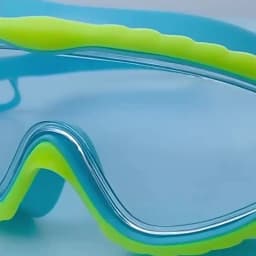 Kids Swimming Goggles for Boys & Girls (3-15 Years) - Big Frame HD View, Anti-Fog, No-Leak, Comfortable Silicone Swim Goggles