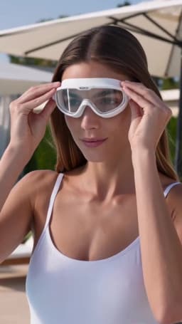 SCVCN Swimming Goggles Full Frame Swim Eyewear Clear Anti-fog Anti-ultraviolet Safe Water Lenses Accessories Triathlon Men Women
