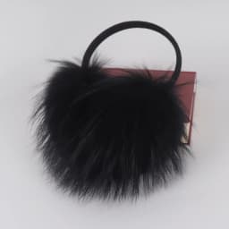 New Winter Real Fox Fur Earmuffs for Women Natural Fox Fur Scarves Dual Use Genuine Warmer Plush EarMuff Outdoor Solid Fur Scarf