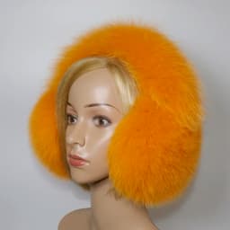 Real Fox Fur Earmuffs For Winter Women Warm Natural Raccoon Fur Earmuffs Girls Ear Warmer Genuine Fur Scarves Plush Ear Muff