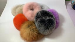 Real Fox Fur Earmuffs For Winter Women Warm Natural Raccoon Fur Earmuffs Girls Ear Warmer Genuine Fur Scarves Plush Ear Muff