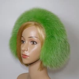Real Fox Fur Earmuffs For Winter Women Warm Natural Raccoon Fur Earmuffs Girls Ear Warmer Genuine Fur Scarves Plush Ear Muff