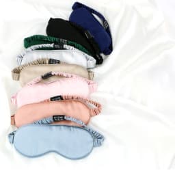 Birdtree,19MM 100% Silk Eye Patch Shading Sleep Eye Mask,Double-layer Silk,Plain Satin Travel Relax Cover Eyeshade A61217JF