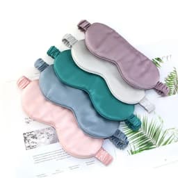 Birdtree,19MM 100% Silk Eye Patch Shading Sleep Eye Mask,Double-layer Silk,Plain Satin Travel Relax Cover Eyeshade A61217JF