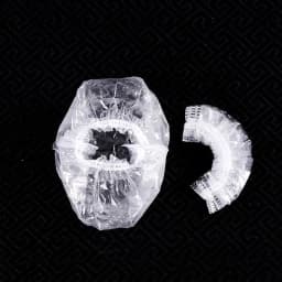 100Pcs Disposable Ear Cove Hairdressing Earmuffs Waterproof Clear Ear Protection Bath Shower Earmuff Cap Cleaning Accessories
