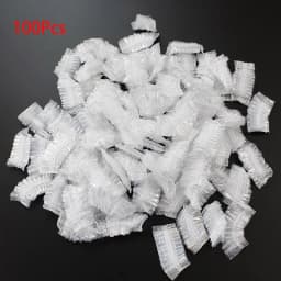 100Pcs Disposable Ear Cove Hairdressing Earmuffs Waterproof Clear Ear Protection Bath Shower Earmuff Cap Cleaning Accessories