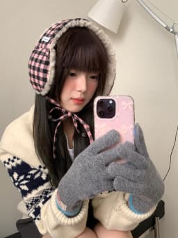 Korean Retro Warm Earmuffs Versatile Autumn And Winter Cold Protection Against Frost Earmuffs