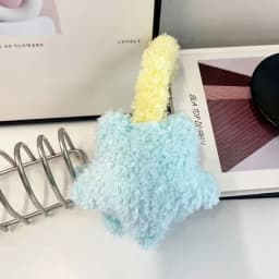 Y2K Star Plush Earmuffs Outdoor Cycling Ear Protection Colour Blocking Ear Bag Warm Winter Warm Earplugs Y2K Headset Ear Cover
