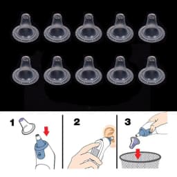 20pcs Ear Thermometer For Braun Thermoscan Replacement Lens Filters Probe Cover ABS Ear Muffs High Quality Ушной термометр