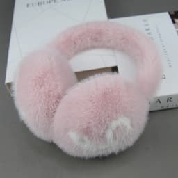 Winter Outdoor Hot Sale Fake Mink Fur Earmuffs Luxury Women Keep Warm Fake Mink Fur Earmuff Girl Winter Ear Protection