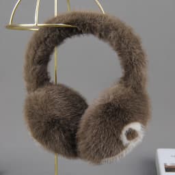Winter Outdoor Hot Sale Fake Mink Fur Earmuffs Luxury Women Keep Warm Fake Mink Fur Earmuff Girl Winter Ear Protection