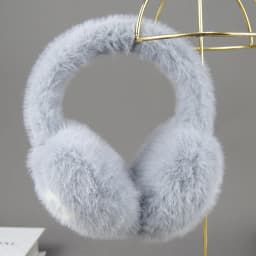 Winter Outdoor Hot Sale Fake Mink Fur Earmuffs Luxury Women Keep Warm Fake Mink Fur Earmuff Girl Winter Ear Protection