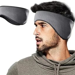 Thick Fleece Warm Ear Cover Windproof Cold Weather Outdoor Sports Headband for Cycling Running Winter