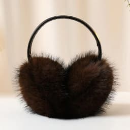 〔Funny〕 Real Fox Fur Earmuffs Women Winter Keep Warm Natural Fur Earmuffs Girls Ear Warmer Fox Fur Plush Ear Muff