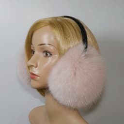 Hight Quality Faux Fox Fur Earmuffs Women Winter Keep Warm Faux Fur Earmuffs Girls Ear Warmer Faux Fox Fur Plush Ear Muff