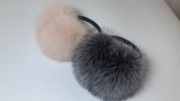 Hight Quality Faux Fox Fur Earmuffs Women Winter Keep Warm Faux Fur Earmuffs Girls Ear Warmer Faux Fox Fur Plush Ear Muff