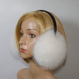 Hight Quality Faux Fox Fur Earmuffs Women Winter Keep Warm Faux Fur Earmuffs Girls Ear Warmer Faux Fox Fur Plush Ear Muff