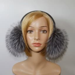 Hight Quality Faux Fox Fur Earmuffs Women Winter Keep Warm Faux Fur Earmuffs Girls Ear Warmer Faux Fox Fur Plush Ear Muff