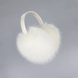 Faux Fox Fur Outdoor Winter Warm Earmuffs Portable Cold Protection Faux Fur Ear-Muffs Soft Foldable Earflaps For Women Man