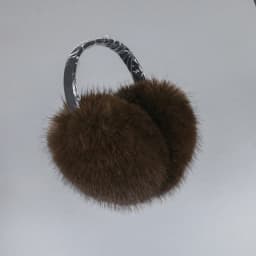 Faux Fox Fur Outdoor Winter Warm Earmuffs Portable Cold Protection Faux Fur Ear-Muffs Soft Foldable Earflaps For Women Man