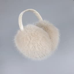 Faux Fox Fur Outdoor Winter Warm Earmuffs Portable Cold Protection Faux Fur Ear-Muffs Soft Foldable Earflaps For Women Man