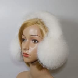 Faux Fox Fur Earmuffs For Winter Women Warm Thick Faux Fur Earmuffs Girls Ear Warmer Faux Fox Fur Scarves Plush Ear Muff
