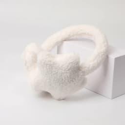 Y2K Star Fluffy Earmuffs Earplugs Cold Protection Women Ear Cover Keep Warm Solid Color Plush Earmuffs Cycling Accessories