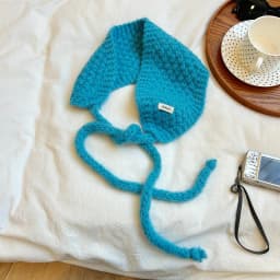 2026 New Korean Style Knitted Wool Ear Muffs Women's Autumn Winter Warm Neck Protection Scarf Ear Warmers Fashionable